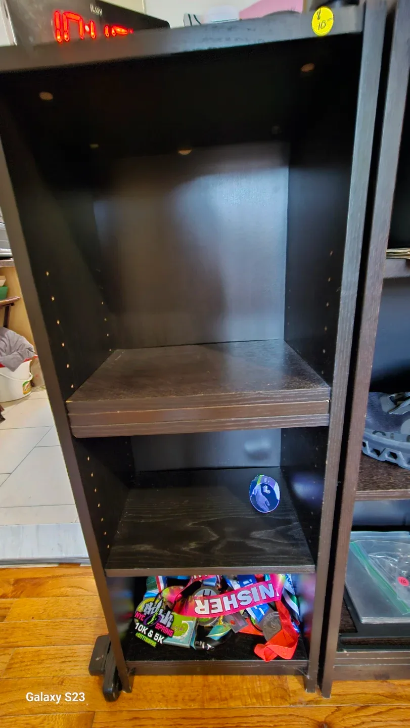 Dark Brown Bookshelf