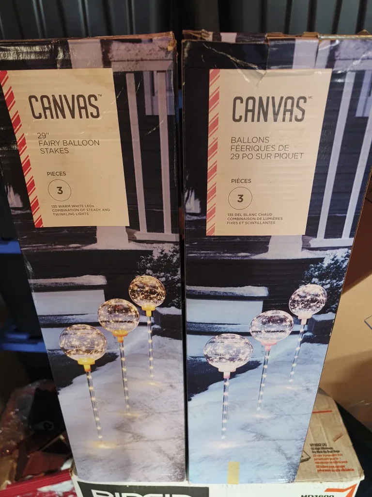 Canvas Fairy Balloon Stakes