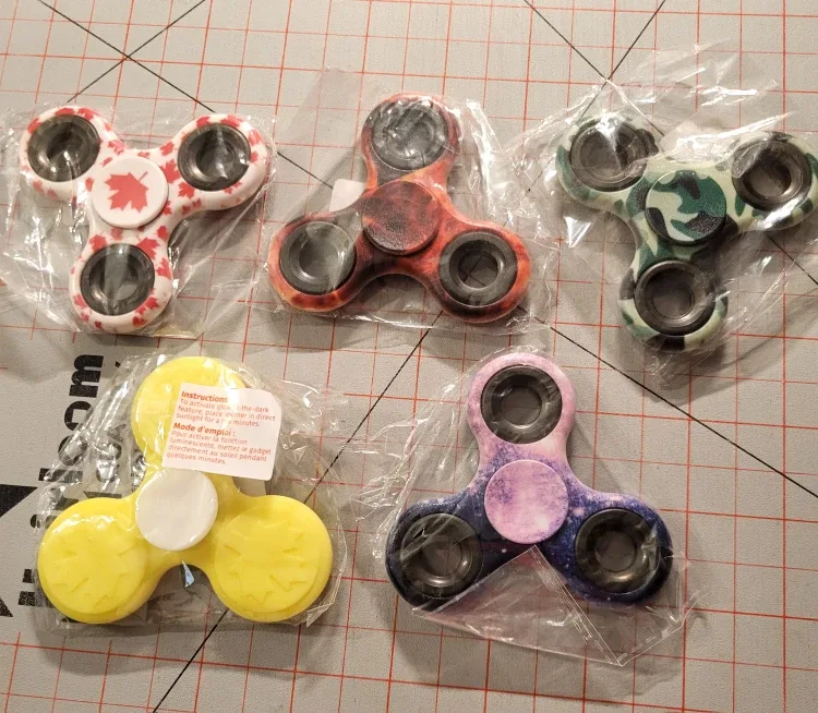 Fidget Spinners- Many Colours and Designs, Singles or 2 for 15 image indicator(3)