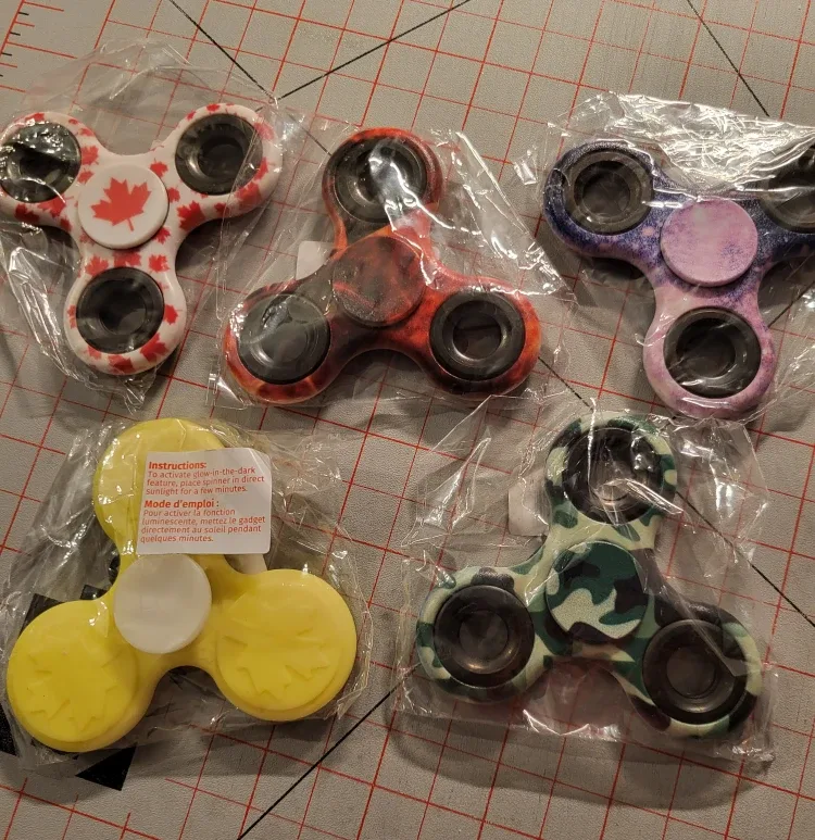 Fidget Spinners- Many Colours and Designs, Singles or 2 for 15 image indicator(4)