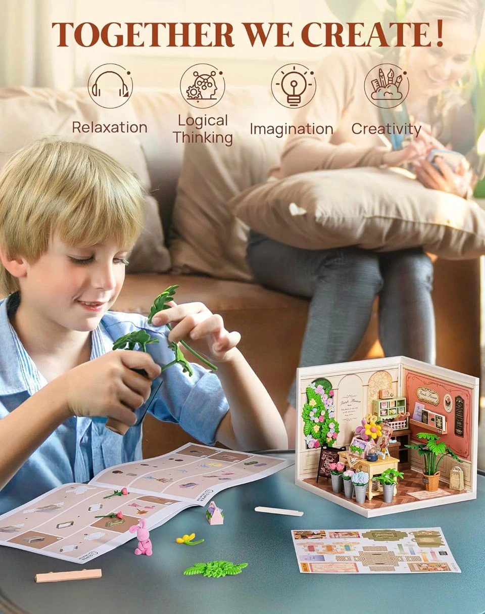 🥕DIY Miniature Flower Shop Kit - photo 3