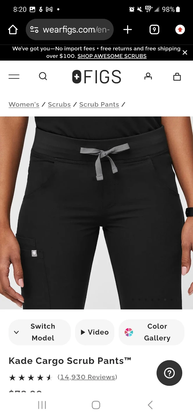 FIGS Kade Cargo Scrub Pants - photo 3