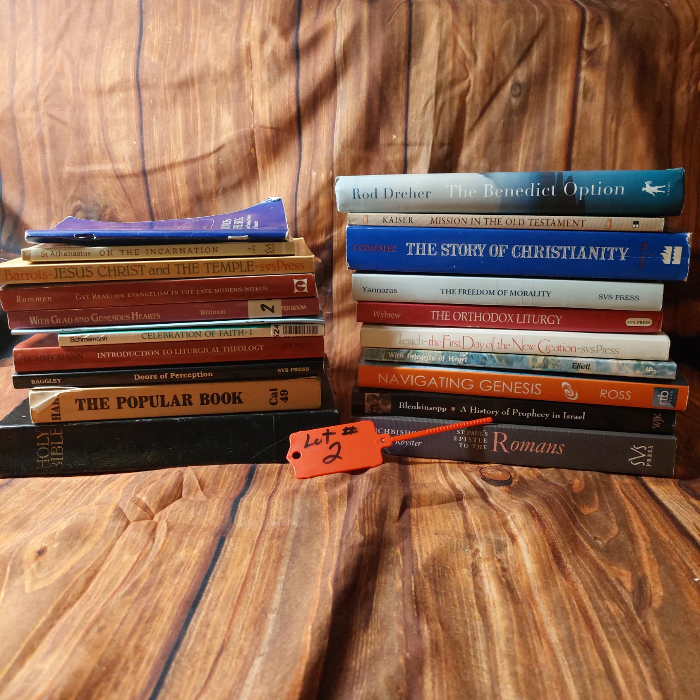 Lot of Assorted Christian Theology Books-Lot #2