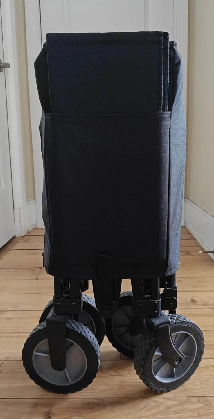 Woods Folding Wagon - Black - photo 3