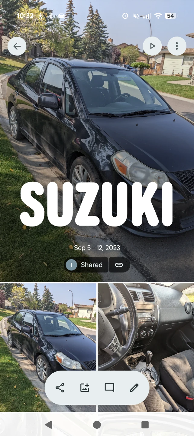 Black Suzuki SX4