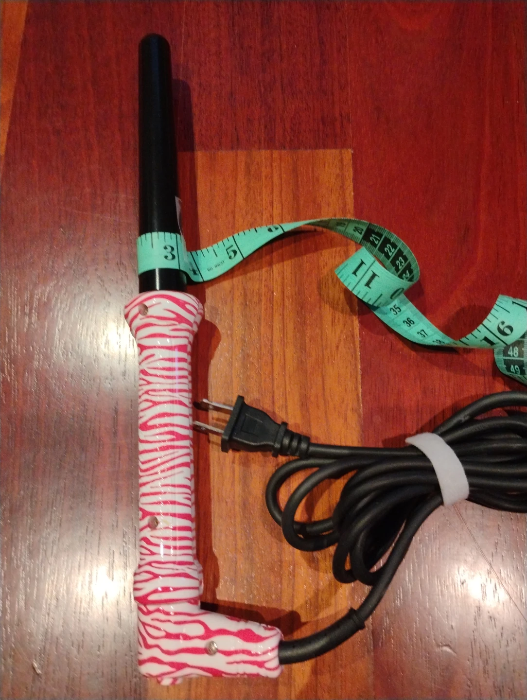 Curling Iron - Pink Zebra Print - photo 2