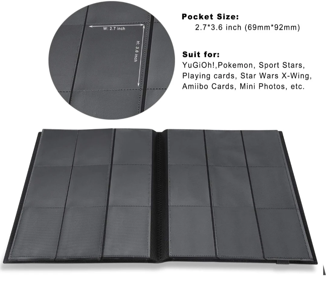 Blue Card Binder Album - 360 Card Capacity - photo 5