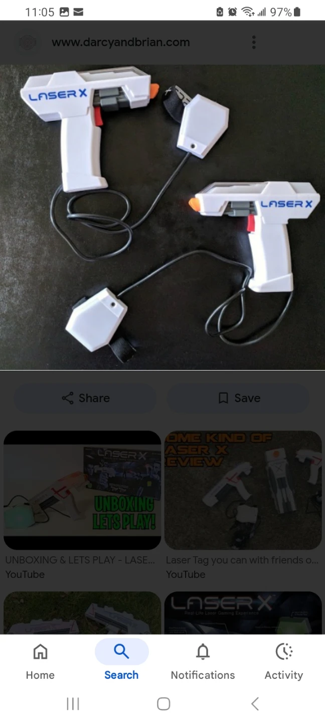 Laser X Laser Tag Gaming Set