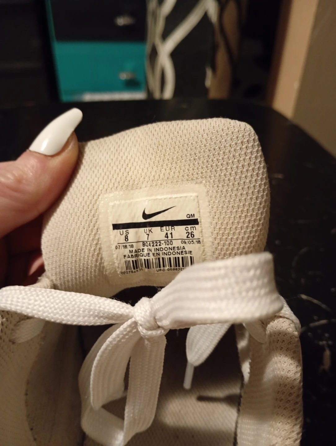 Nike Court Royale 2 Low Sneakers White Red Size 8 - photo 2