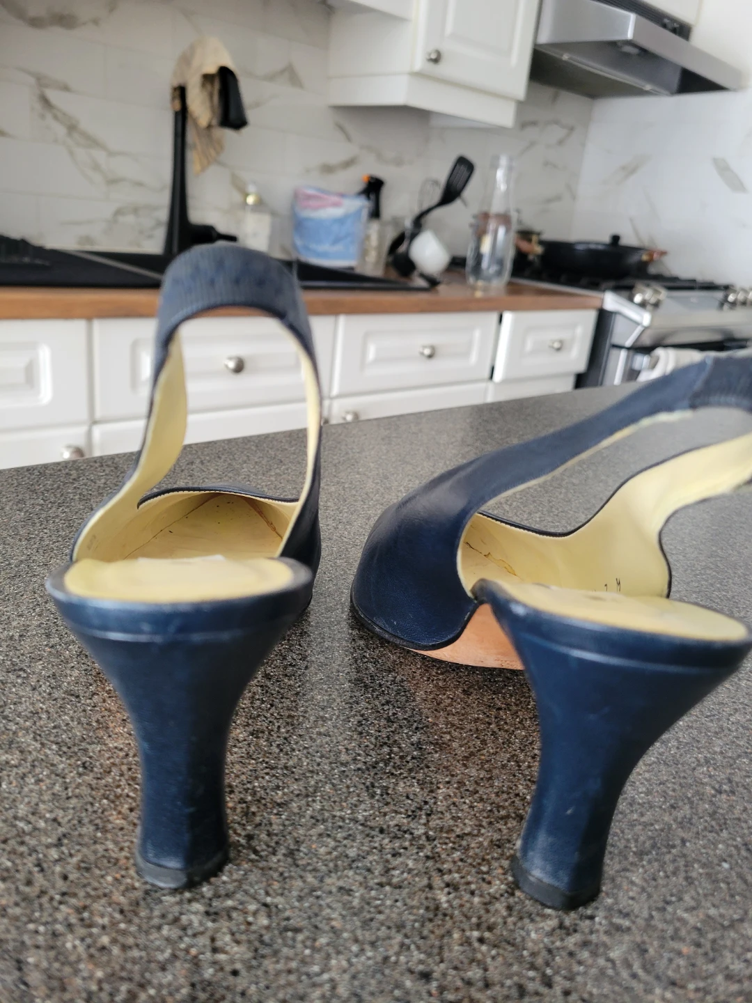 Calderon Navy Leather Shoes - photo 2