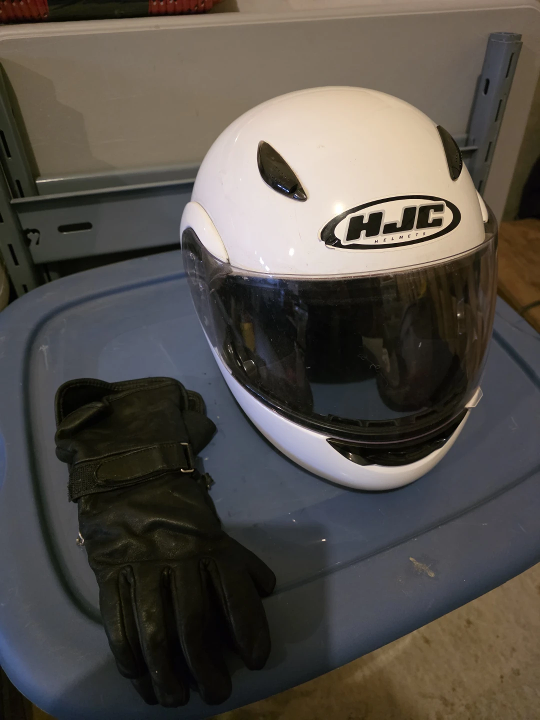 HJC CL-MAX White Motorcycle Helmet - photo 4