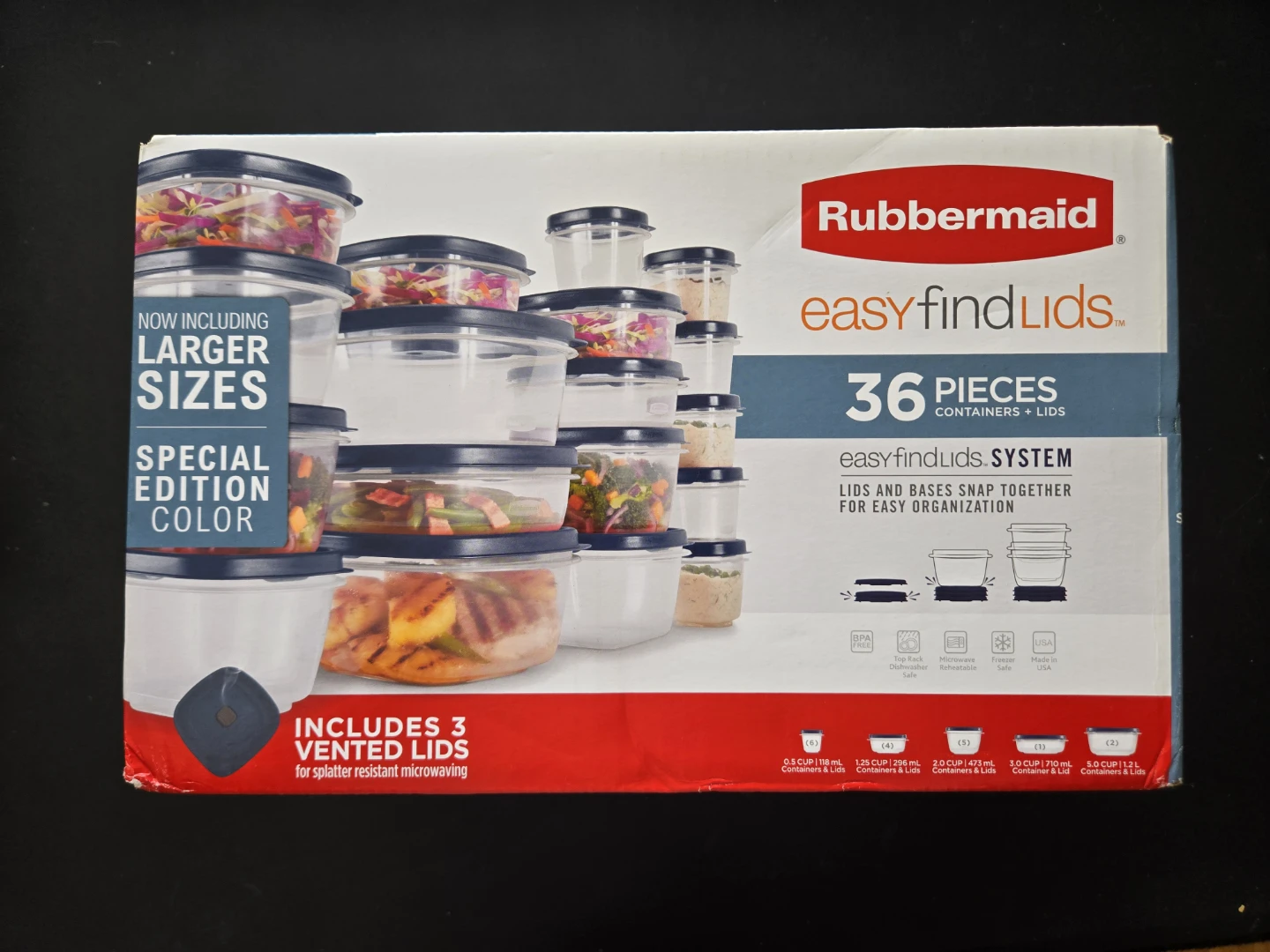 Rubbermaid Easy Find Lids 36-Piece Set