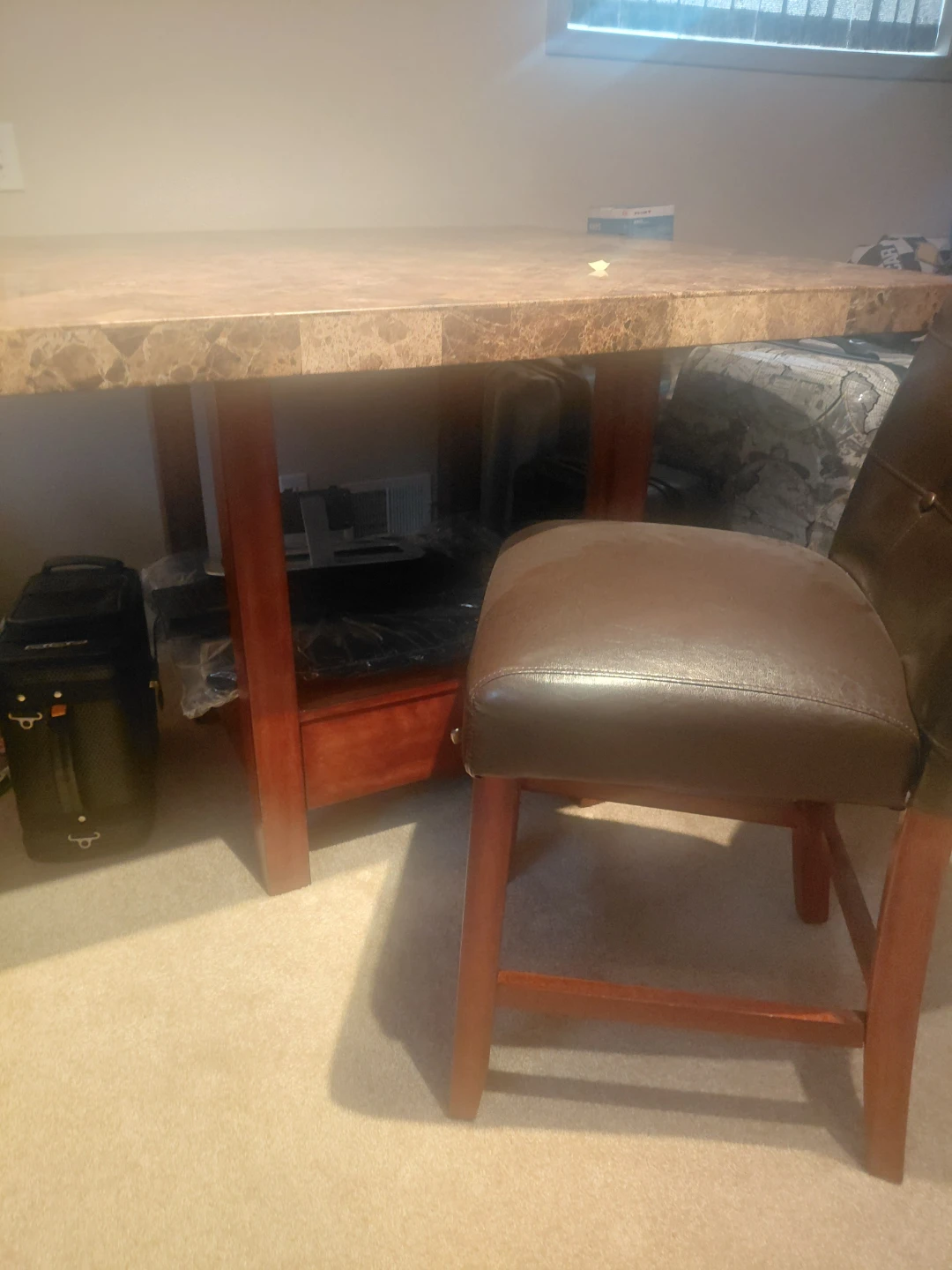 Counter Height Dining Set w 6 chairs