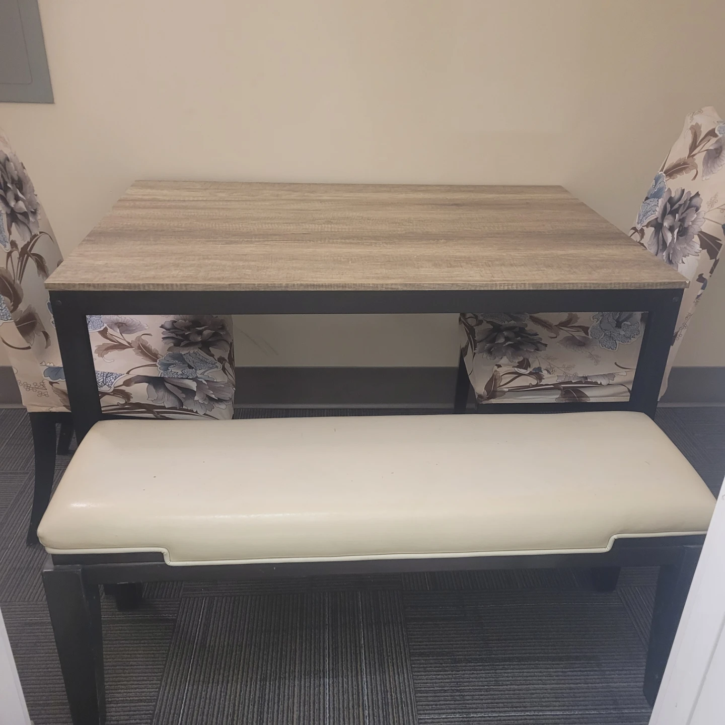 Dining Table Set with Bench & 2 Chairs