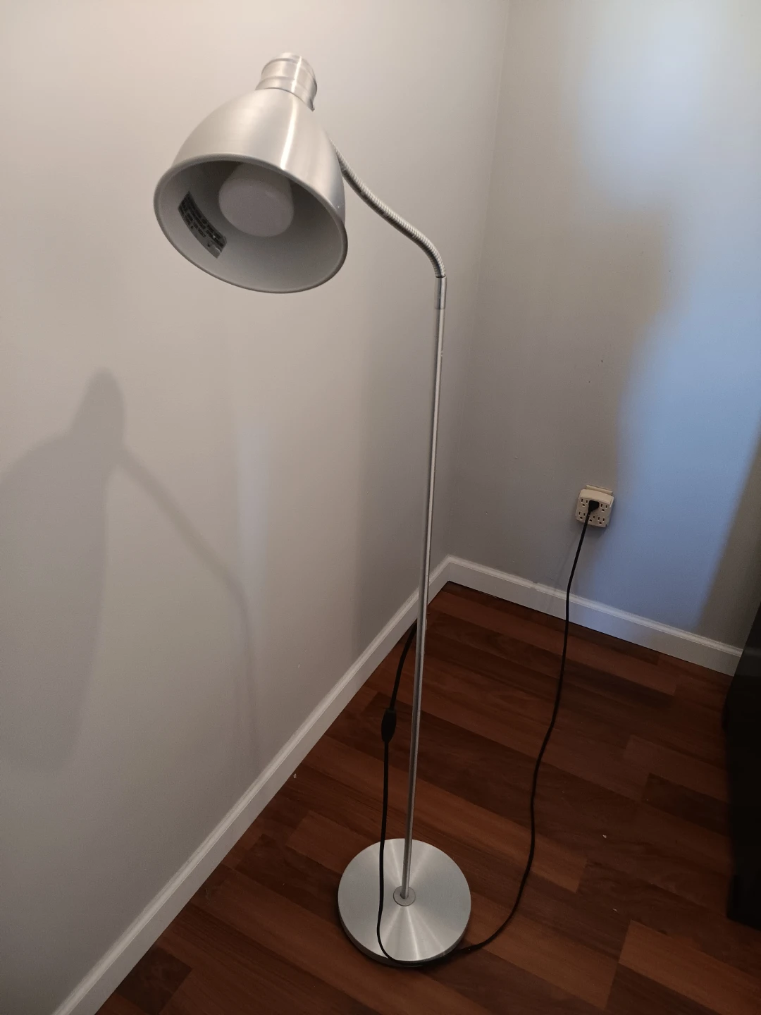 Silver Floor Lamp