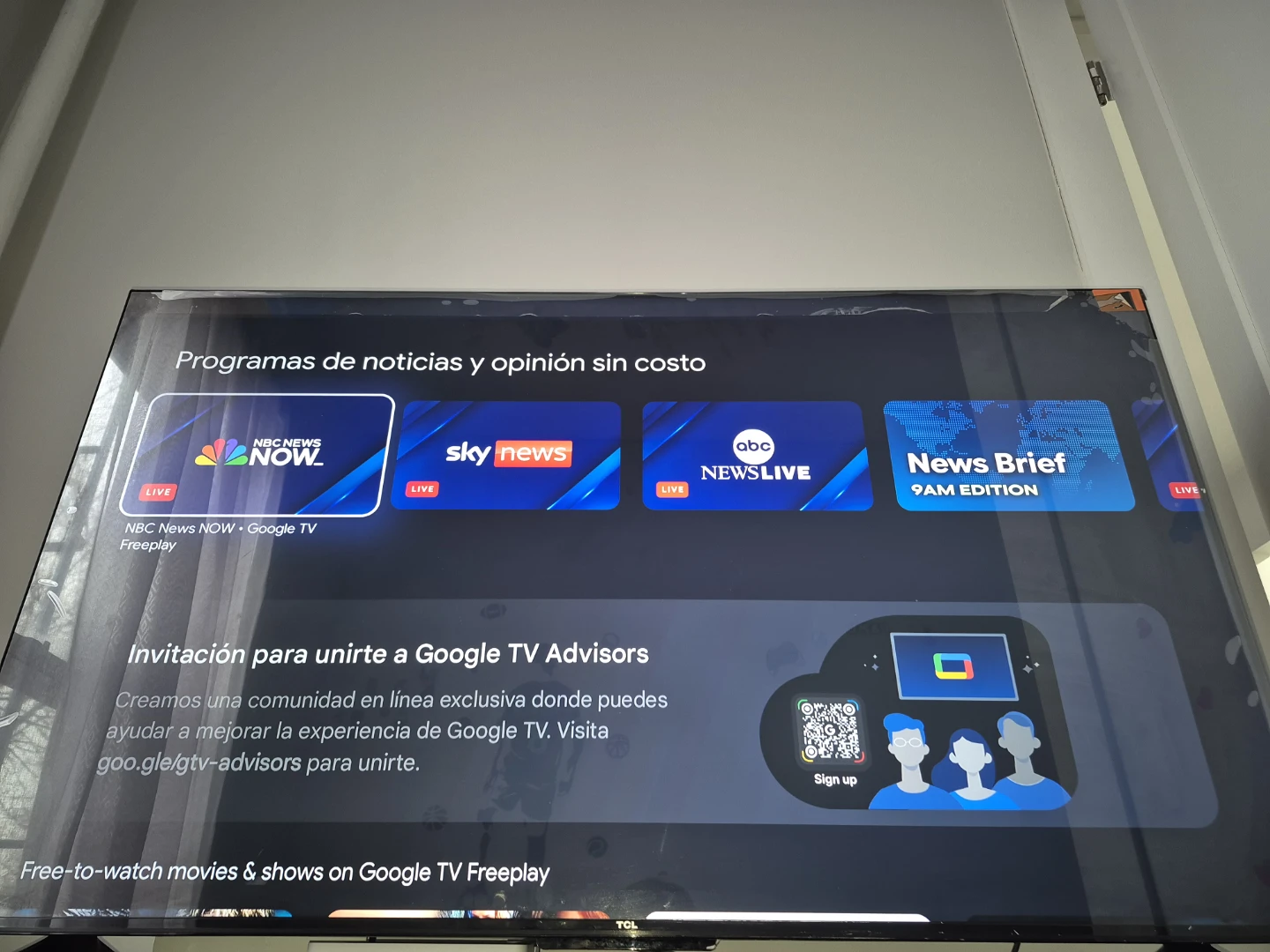 TCL Freeplay Smart TV