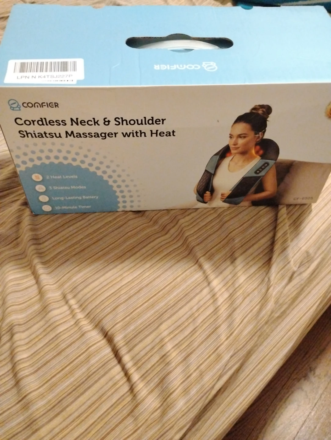 Comfier Cordless Neck Massager with Heat - photo 4