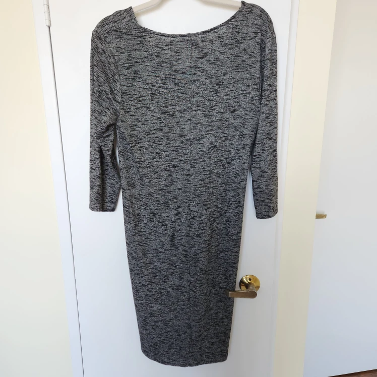 Maurice Grey Spacedye 3/4 Sleeve Tie Front Dress - photo 5