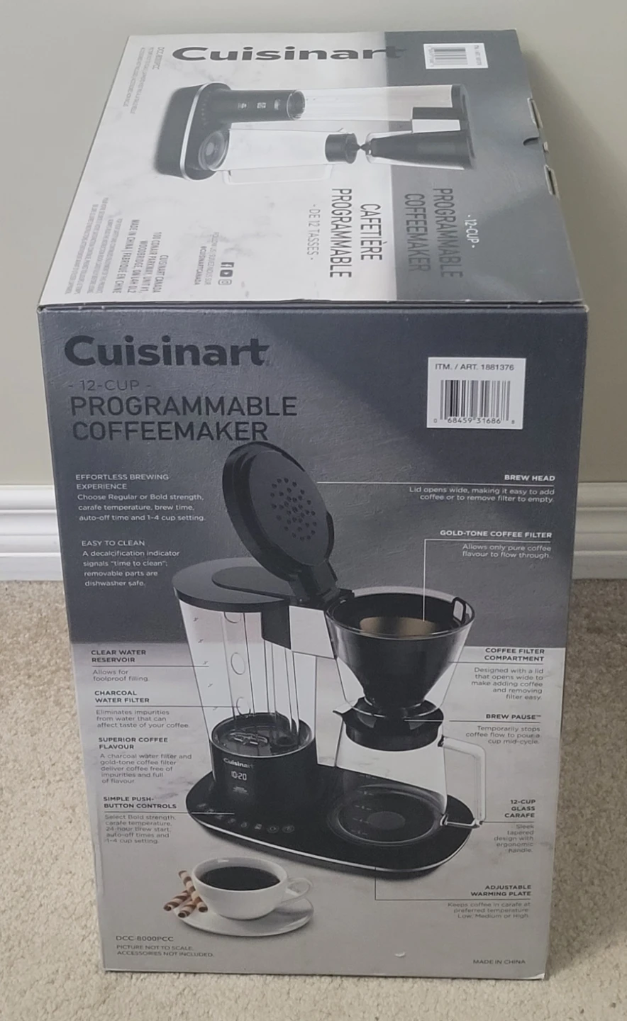 Cuisinart 12-Cup Programmable Coffeemaker - New in Box! - photo 2