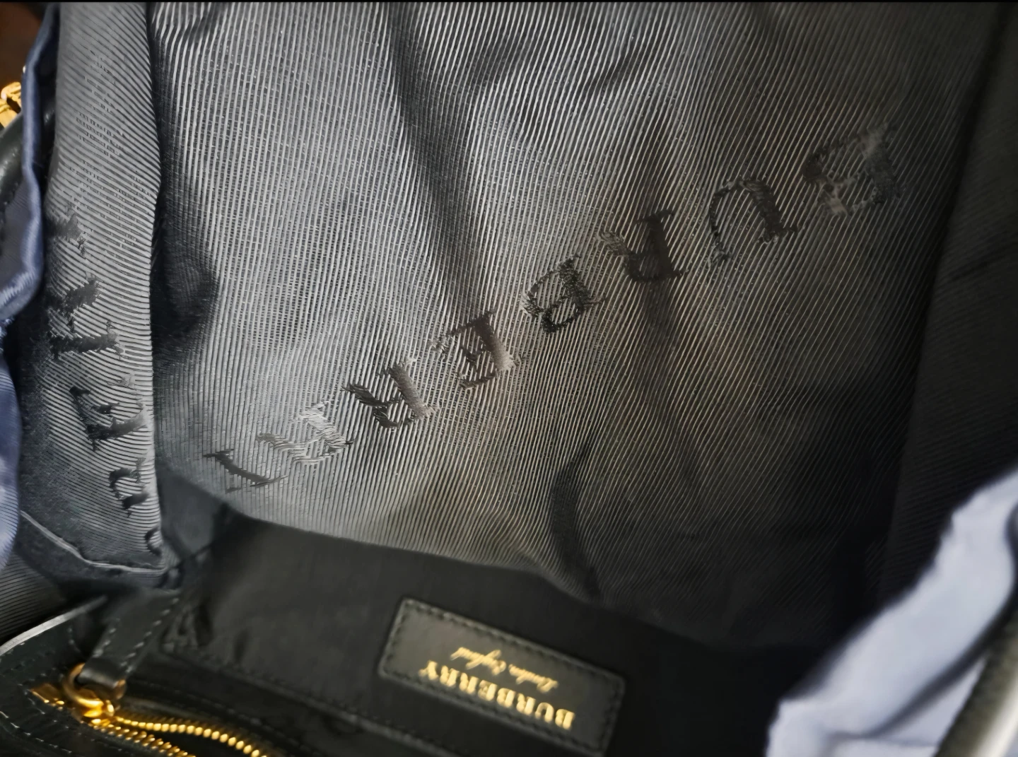Burberry Rucksack Navy Medium - photo 5