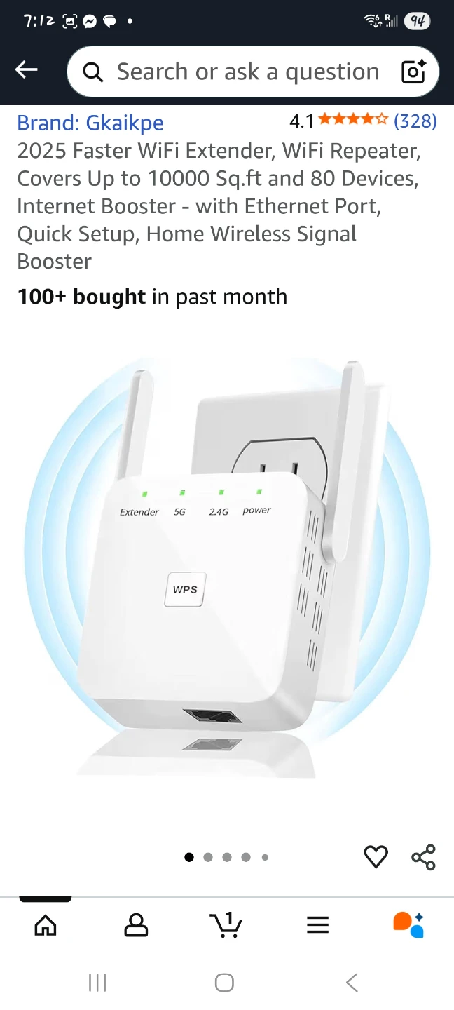 Gkaikpe WiFi Extender, WiFi Repeater