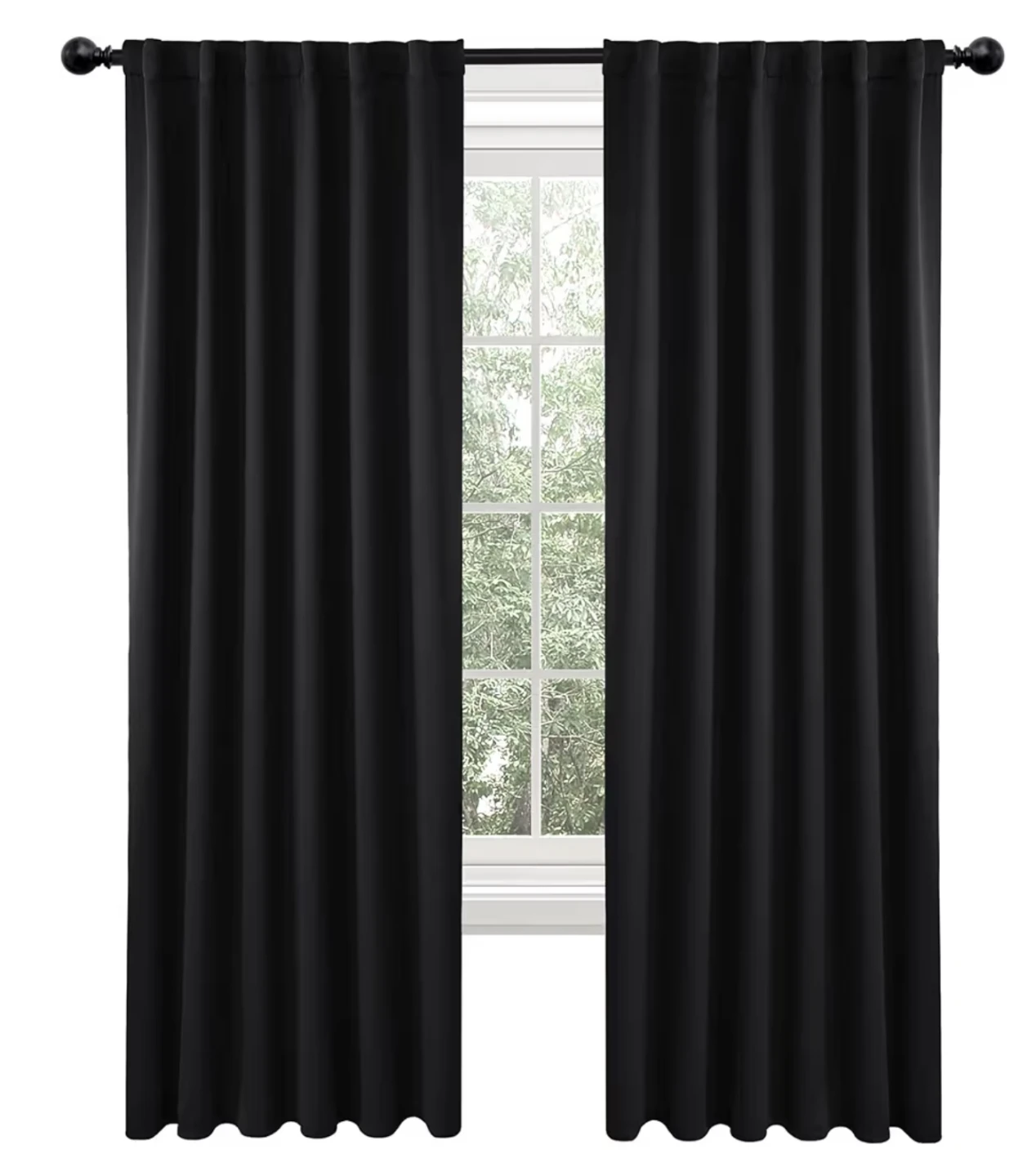 Blackout Curtains 84 Inch Long 2 Panels