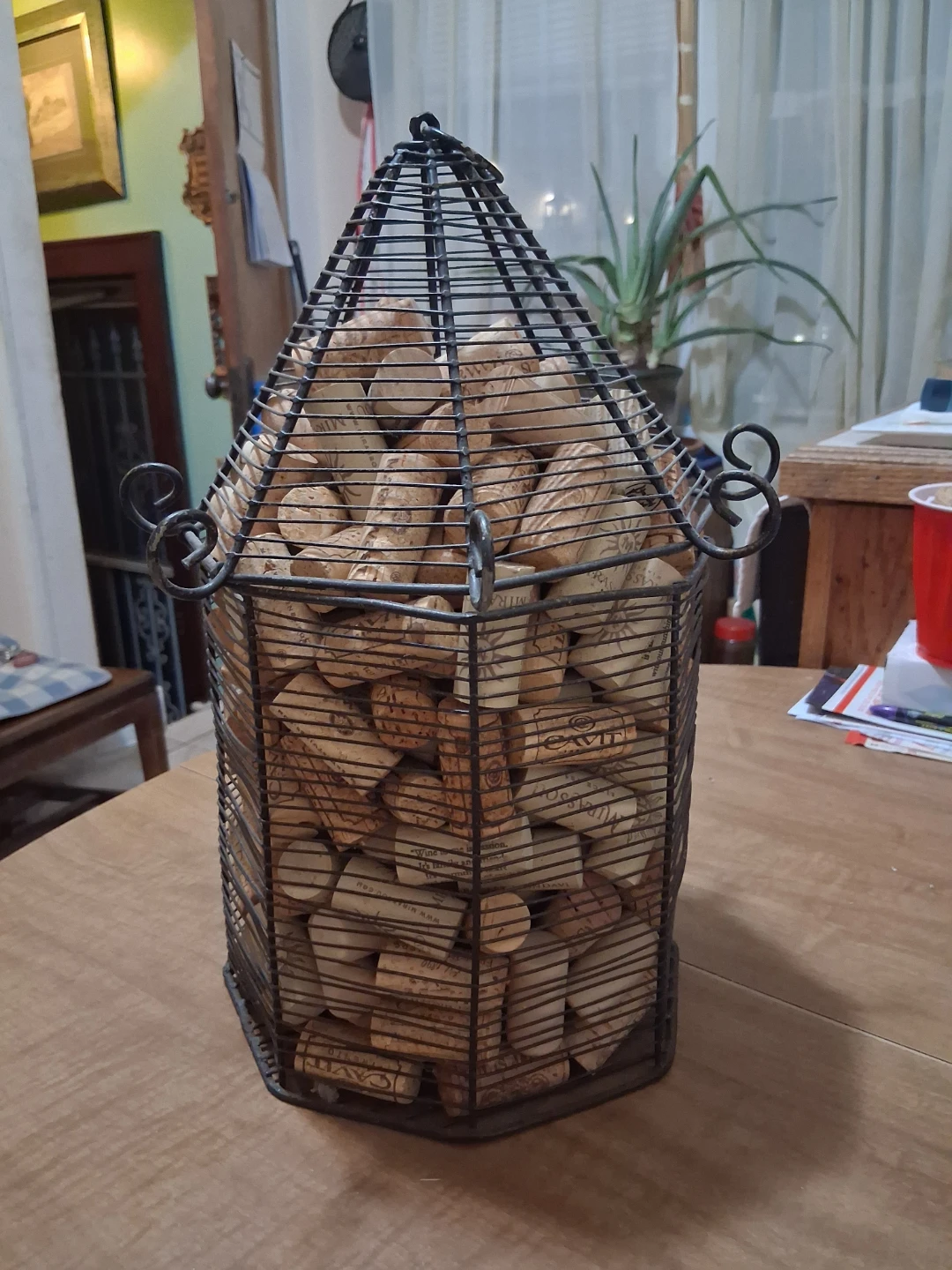 Decorative Wire Cage with Wine Corks - photo 2