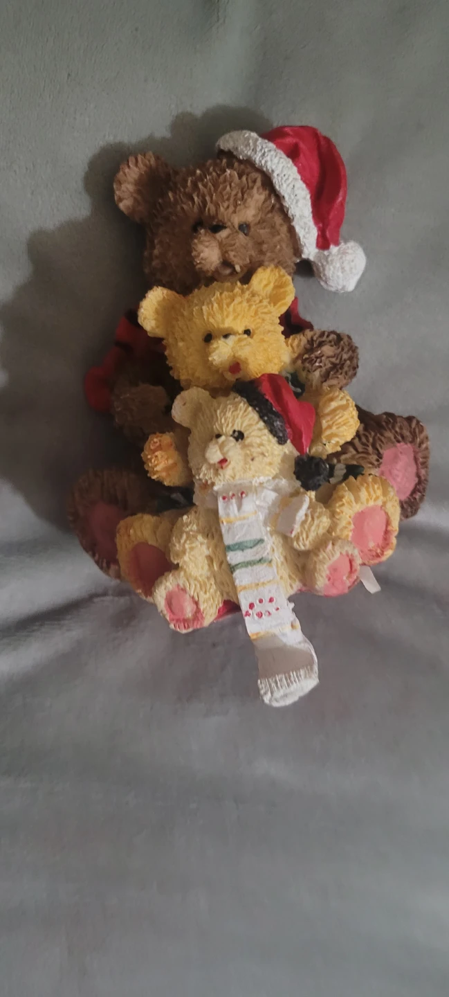 Christmas Teddy Bear stocking holder - photo 5