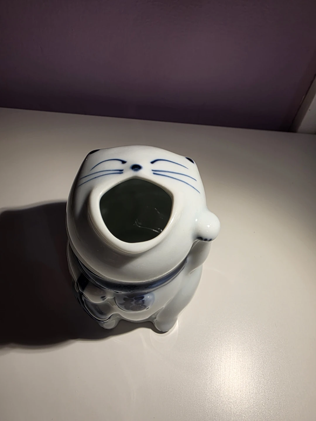 Kotobuki Maneki Neko Lucky Cat Vase - photo 2