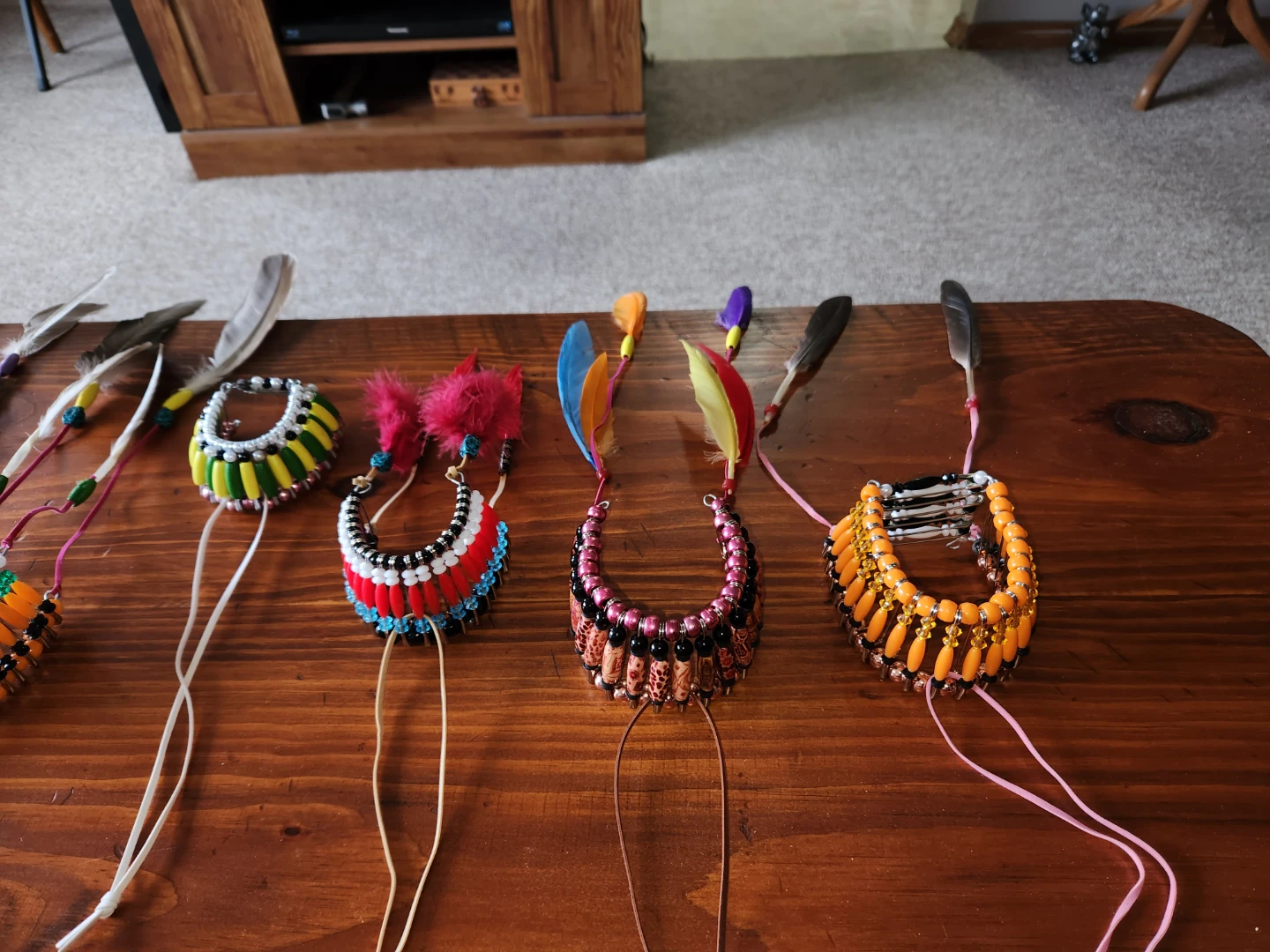 Indigenous craft beaded head dress - photo 5