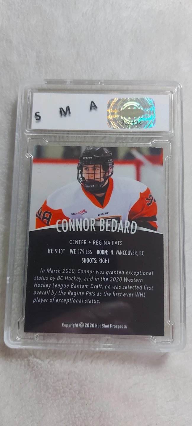 Connor Bedard 2020 Hot Shot Prospects Card - photo 2