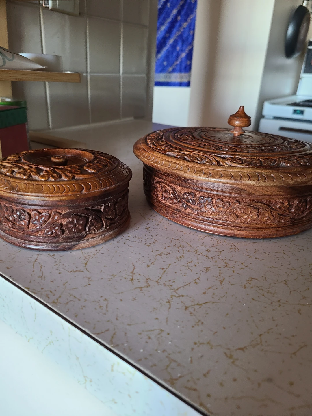 Hand Carved Wooden Decorative Boxes - photo 3