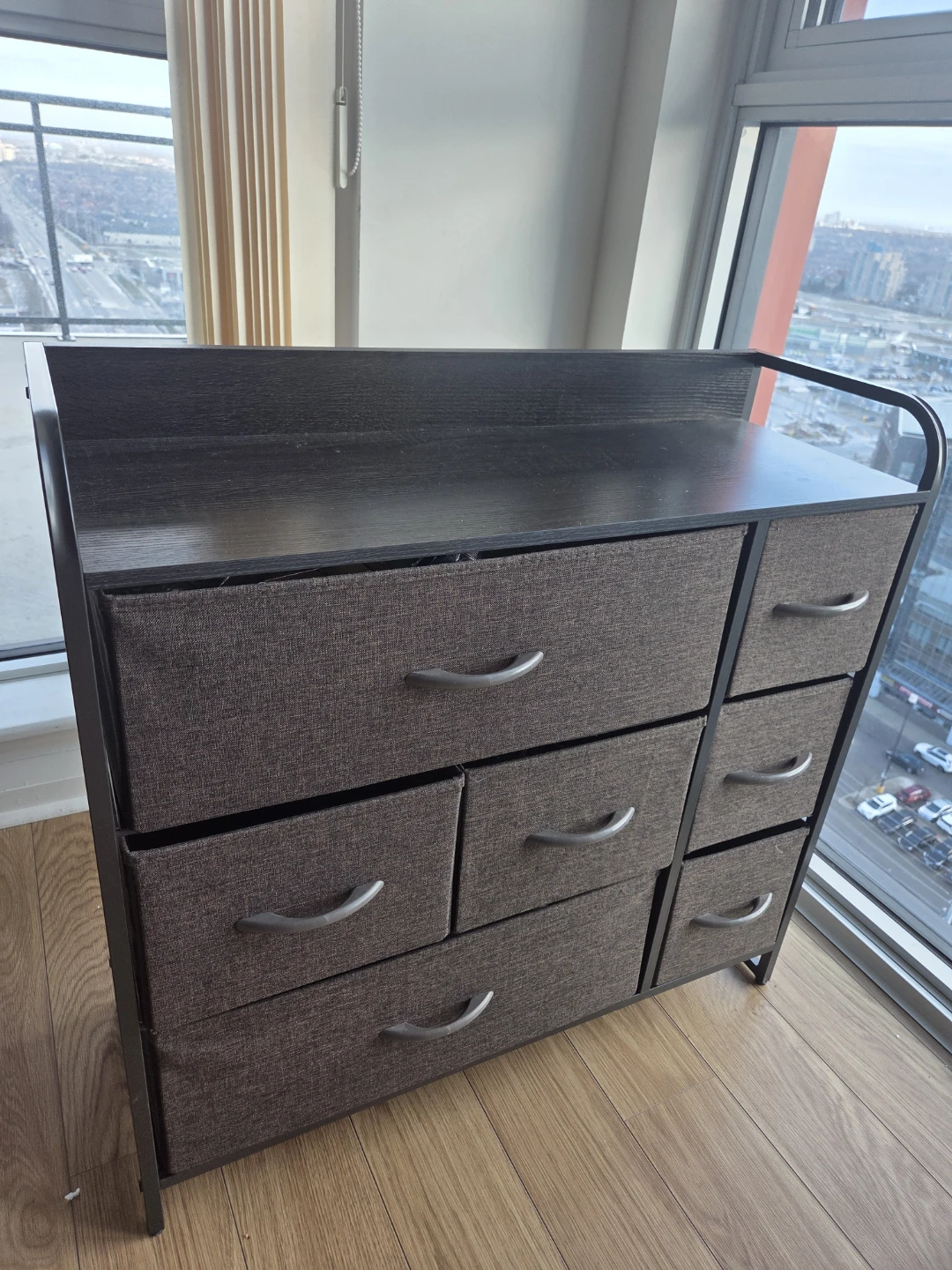 HOMCOM 7-Drawer Dresser, Fabric Chest of Drawers - photo 3