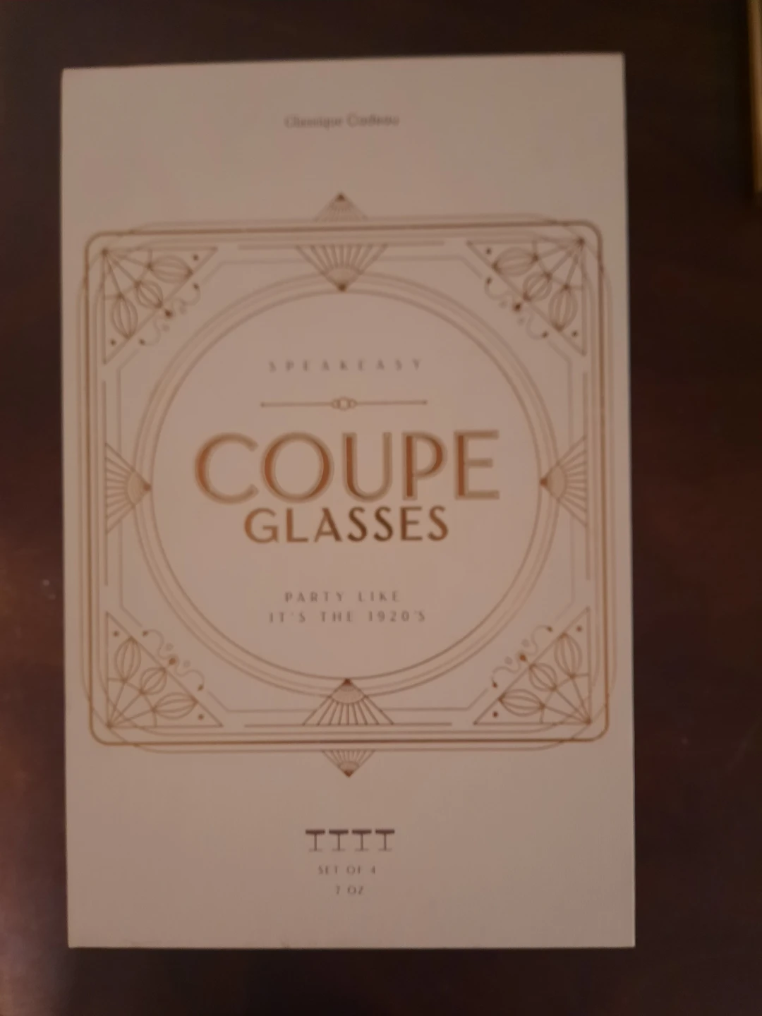 Speakeasy Coupe Glasses Set of 4