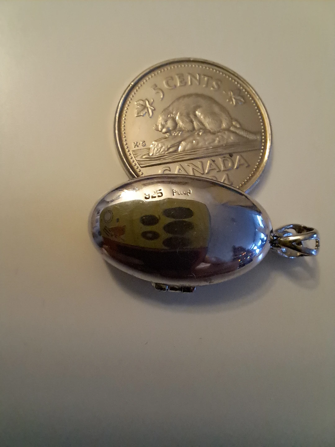 925 Silver Pillbox Pendant - photo 2