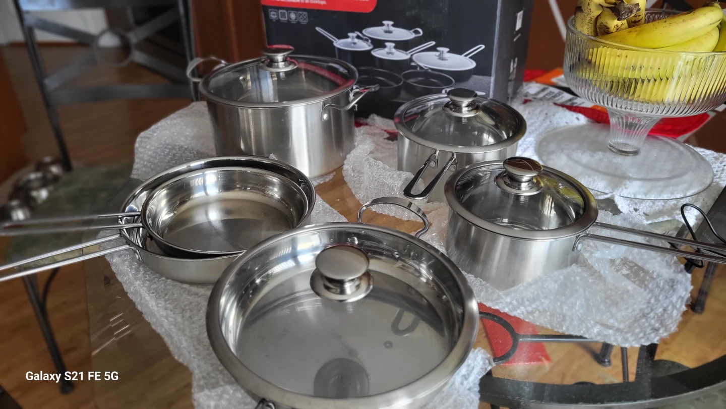 10-Piece Stainless Steel Cookware Set