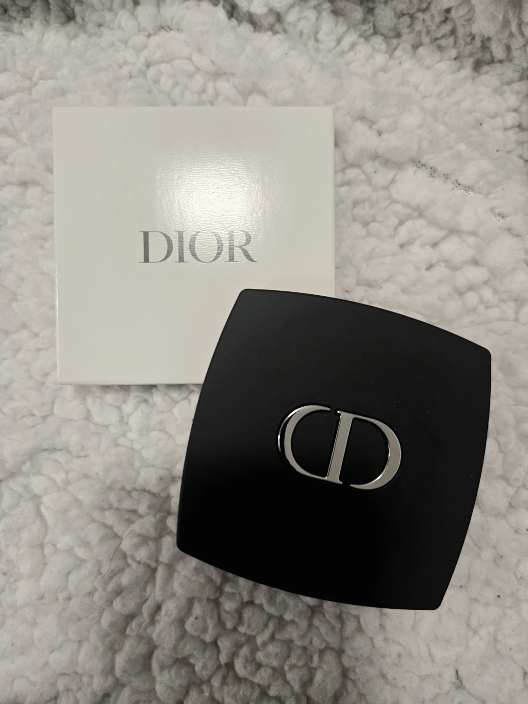Dior Black Compact Mirror with Box