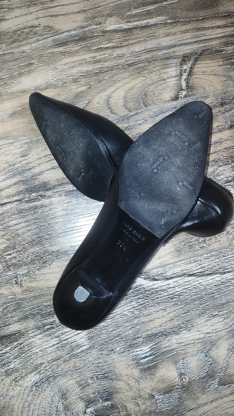 Nando Muzi Black Heels - Size 38.5 - photo 3