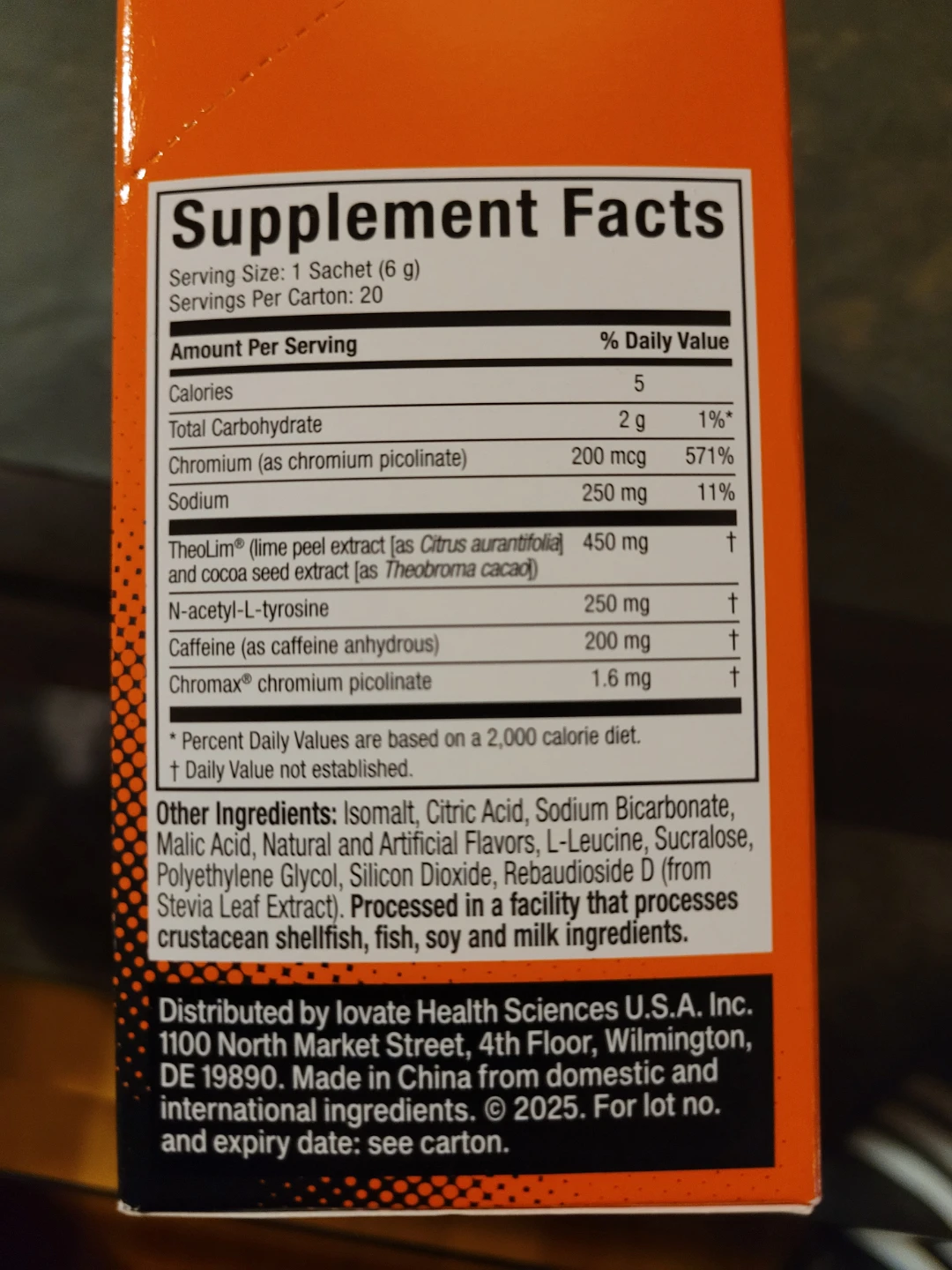 Muscletech Effn Cut! Mango Iced Tea Fizz - photo 2