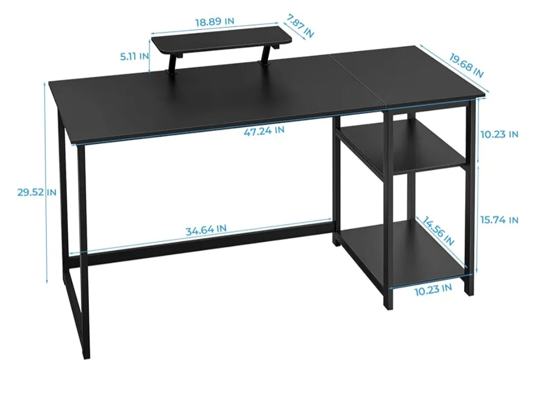 Greenforest modern spacious computer desk - photo 3