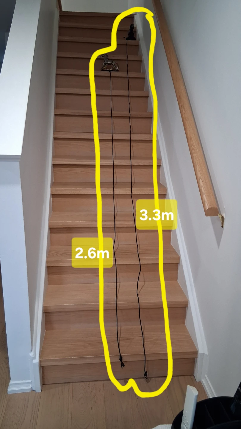TWO Pieces (2.6m and 3.3m) Elastic Bungee Cords with Hooks - photo 2