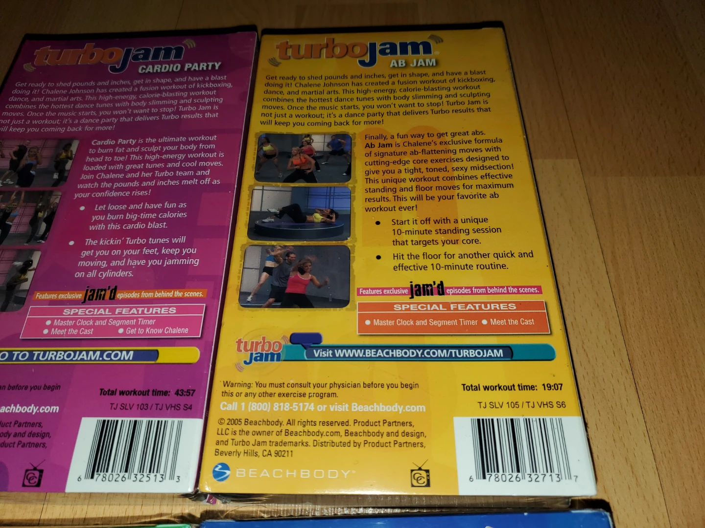Brand new and sealed (All 4 for $20) Turbo Jam VHS Tapes - photo 3