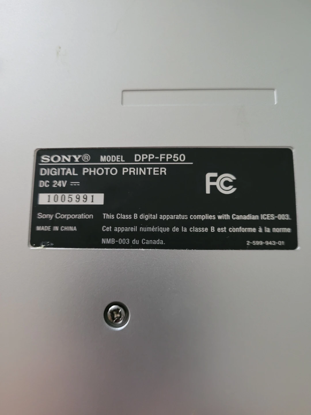 Sony PictureStation DPP-FP50 Digital Photo Printer - photo 2
