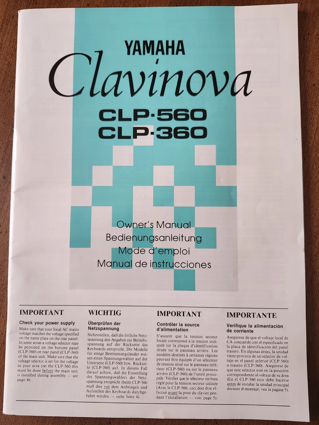 Yamaha Clavinova CLP-360 Digital Piano - photo 2