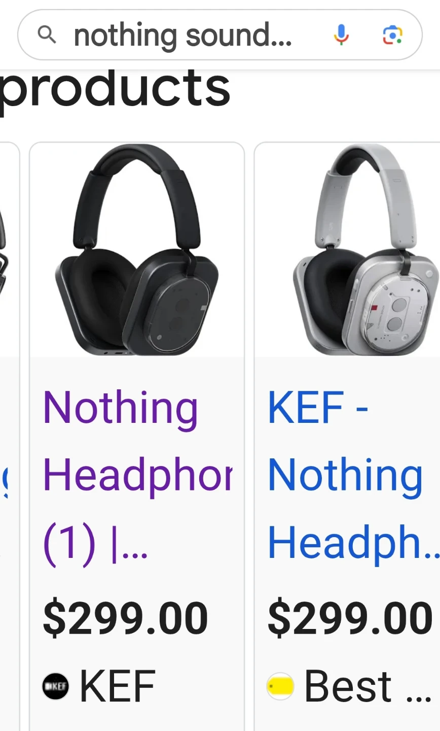 Nothing Headphone  KEF tuning, Spatial Audio Black - photo 5