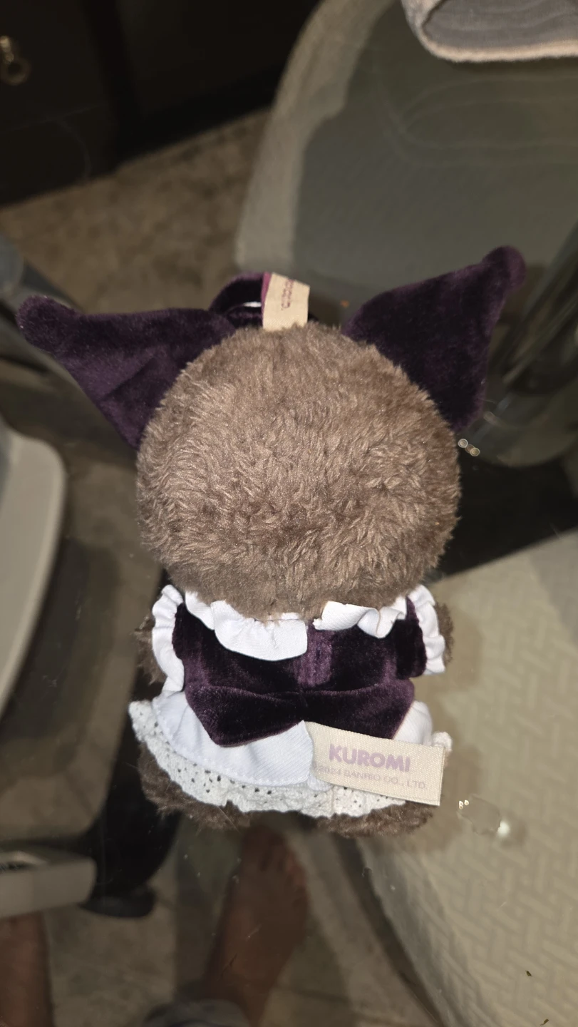 Kuromi Plushie Keychain - photo 3