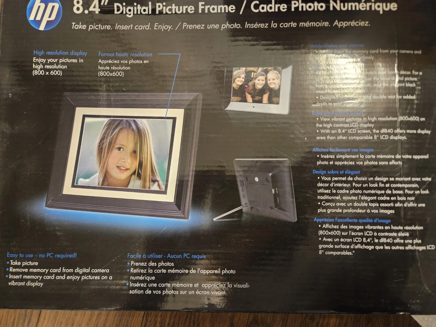 HP 8.4" Digital Picture Frame - New in Box!