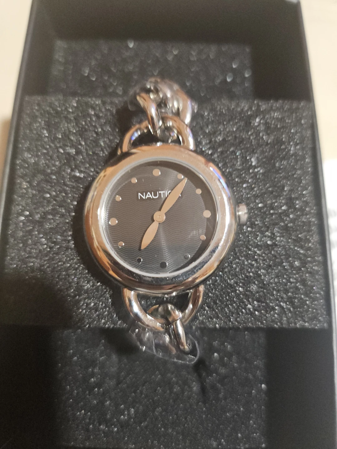 Nautica Women's Silver-Tone Chain Bracelet Watch NEW - photo 2