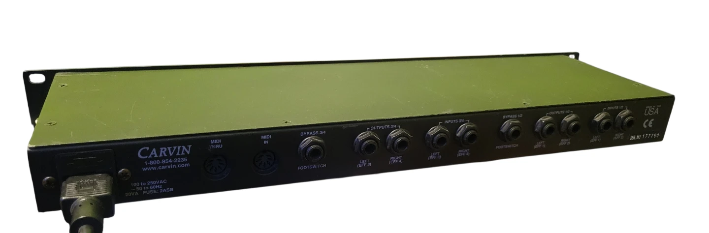 Carvin XP4 Four Engine DSP Effects Processor - photo 4