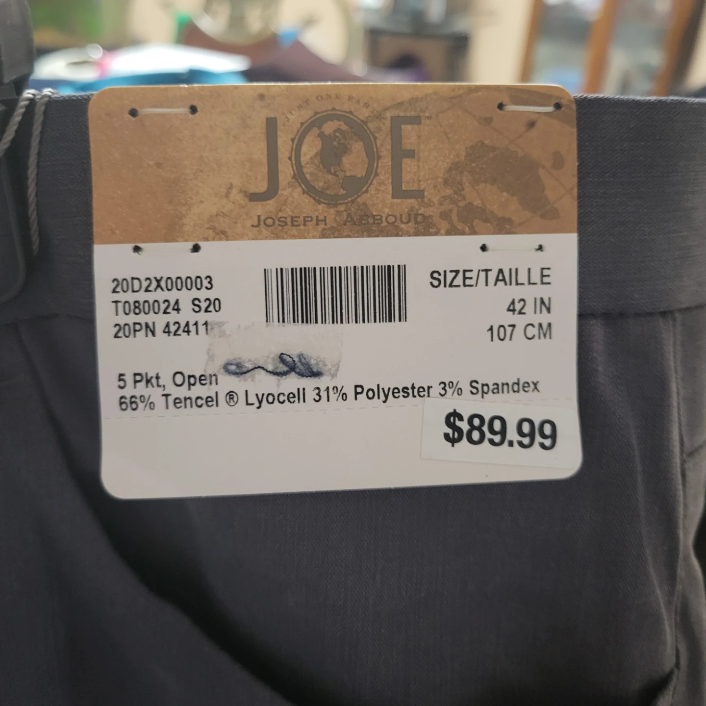 New JOE Joseph Abboud Dress Pants - Size 42 w/tags - photo 3